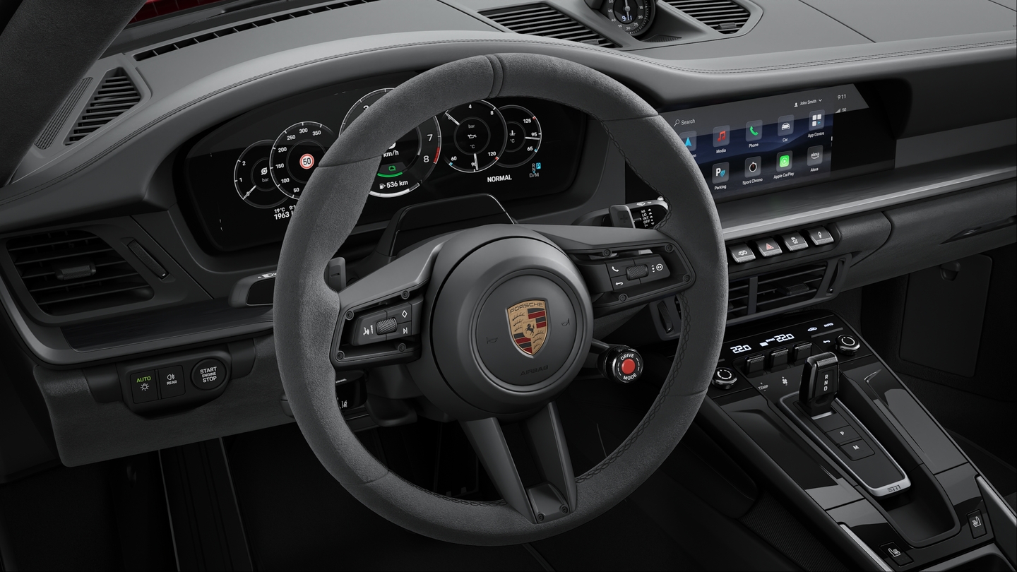 Heated GT Sports Steering Wheel Race-Tex and Mode-switch