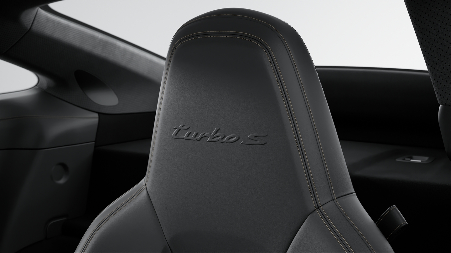 Leather interior Black with Interior Package Turbonite