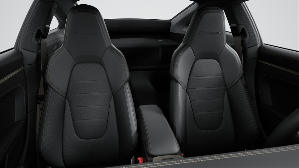 Leather interior Black with Interior Package Turbonite