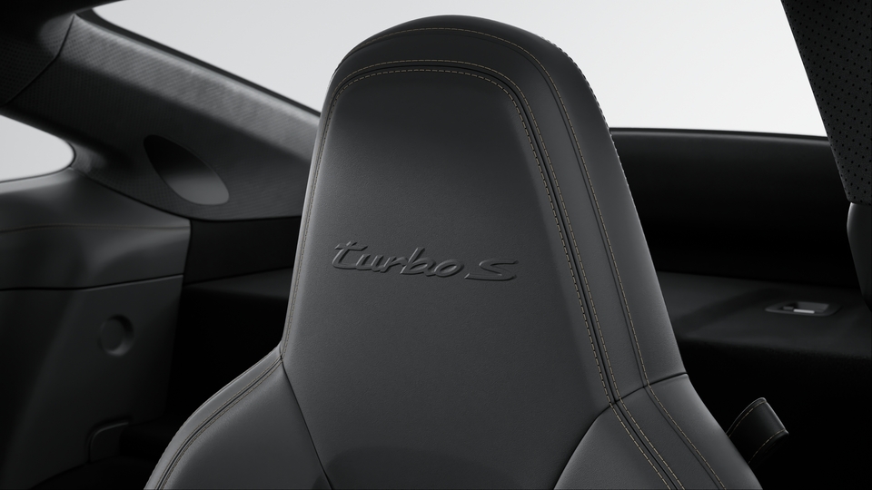 Leather interior Black with Interior Package Turbonite