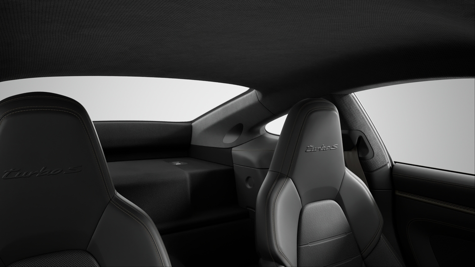 Leather interior Black with Interior Package Turbonite