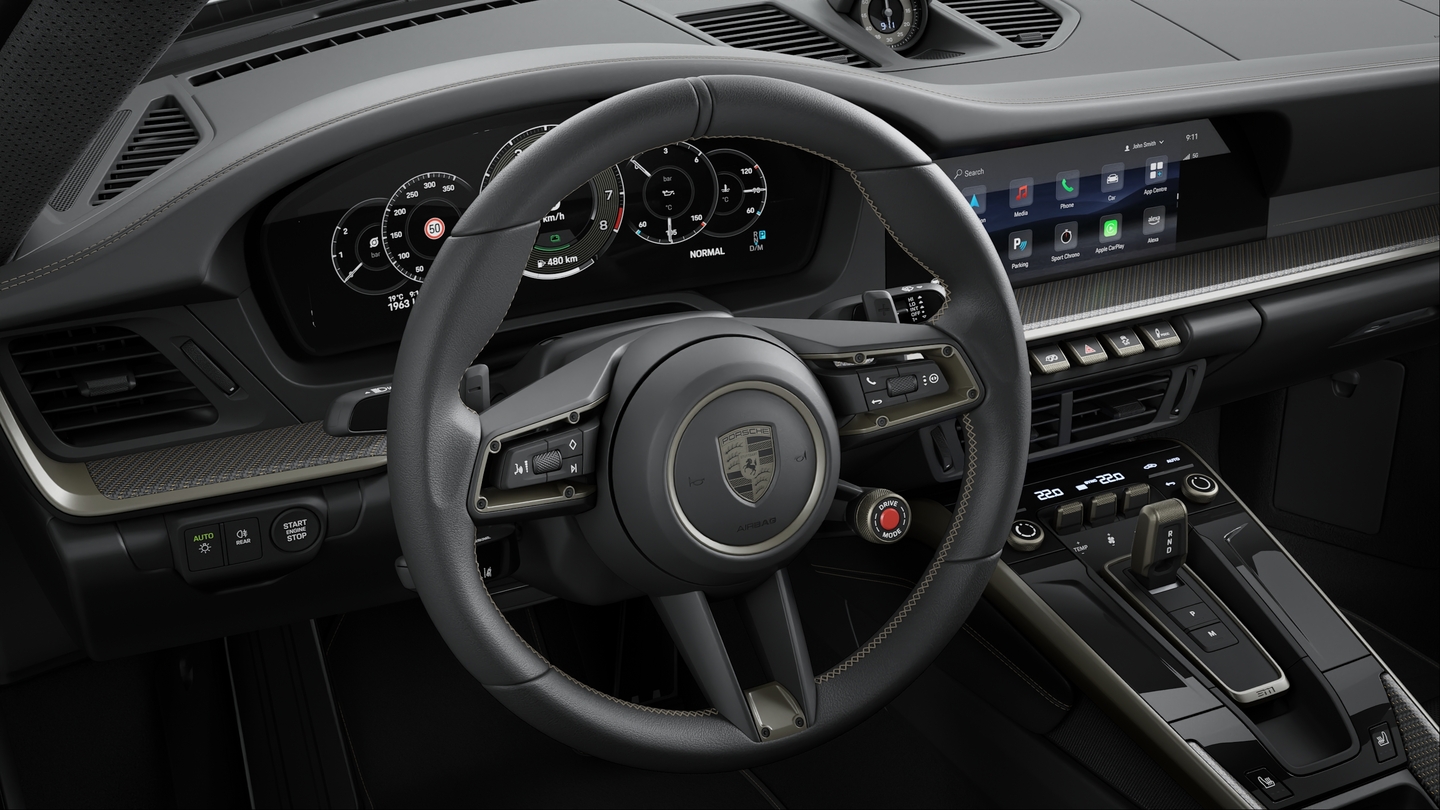 Heated GT Sports Steering Wheel Leather
