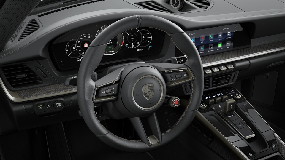 Heated GT Sports Steering Wheel Leather