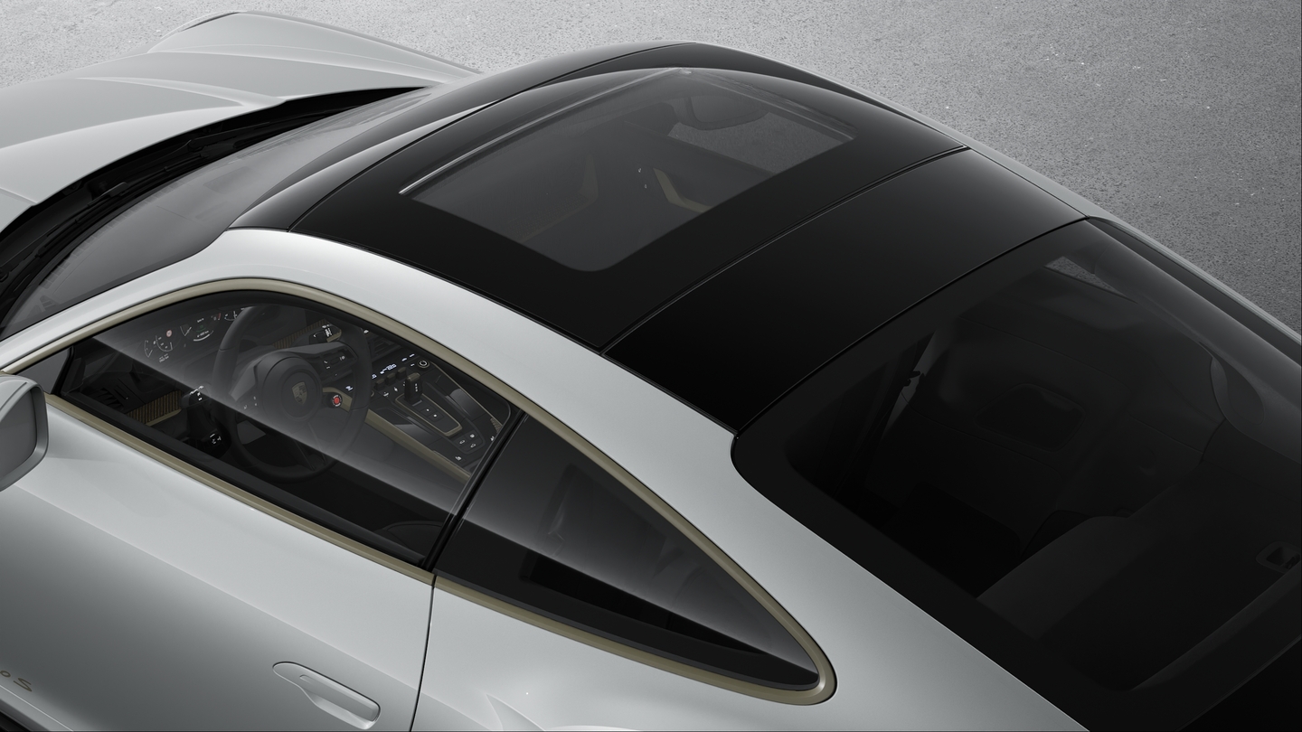 Electric slide/tilt glass sunroof