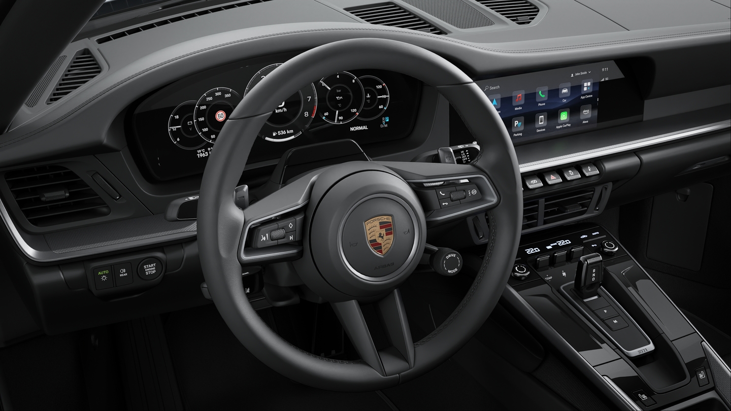 Multifunctional steering wheel including steering wheel heating and mode-switch