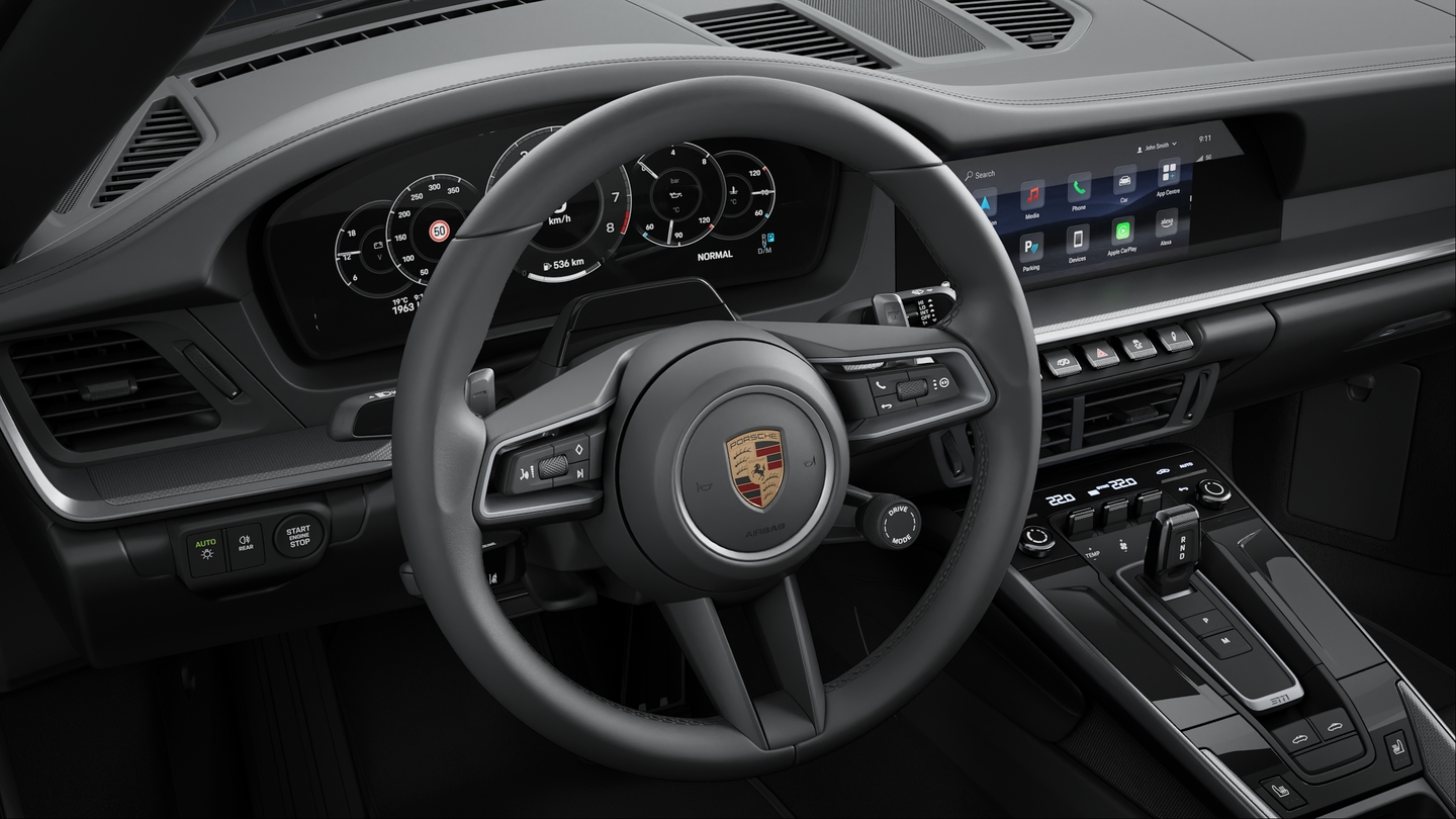 Multifunctional steering wheel including steering wheel heating and mode-switch