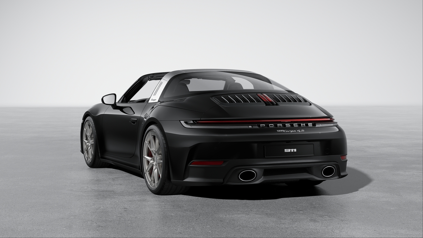 ‘PORSCHE’ logo in Silver colour (high-gloss)