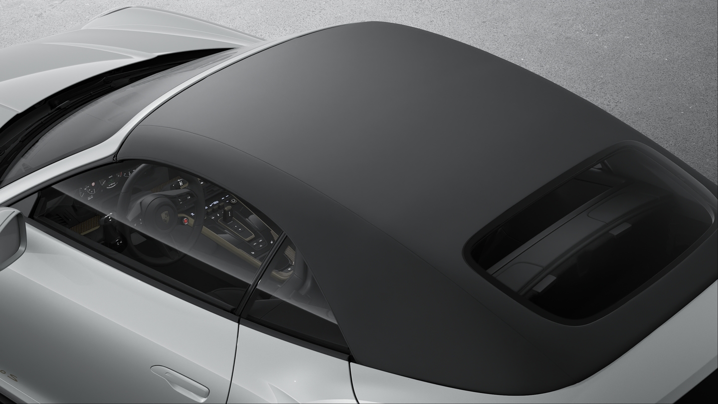 Convertible soft top, Black