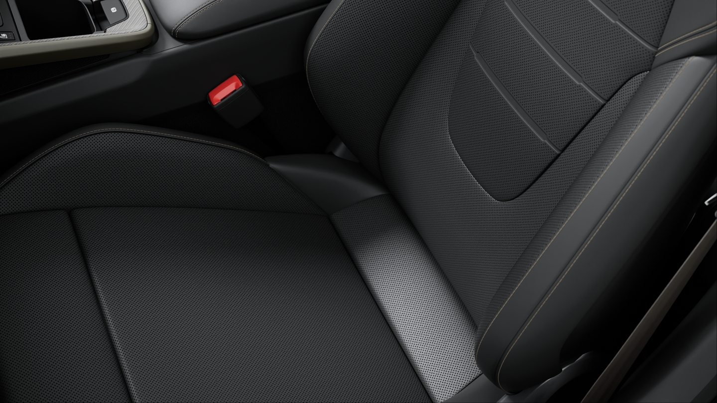 Leather interior Black with Interior Package Turbonite