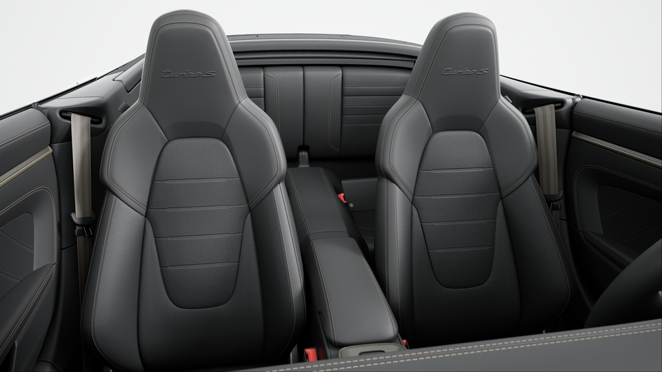 Leather interior Black with Interior Package Turbonite