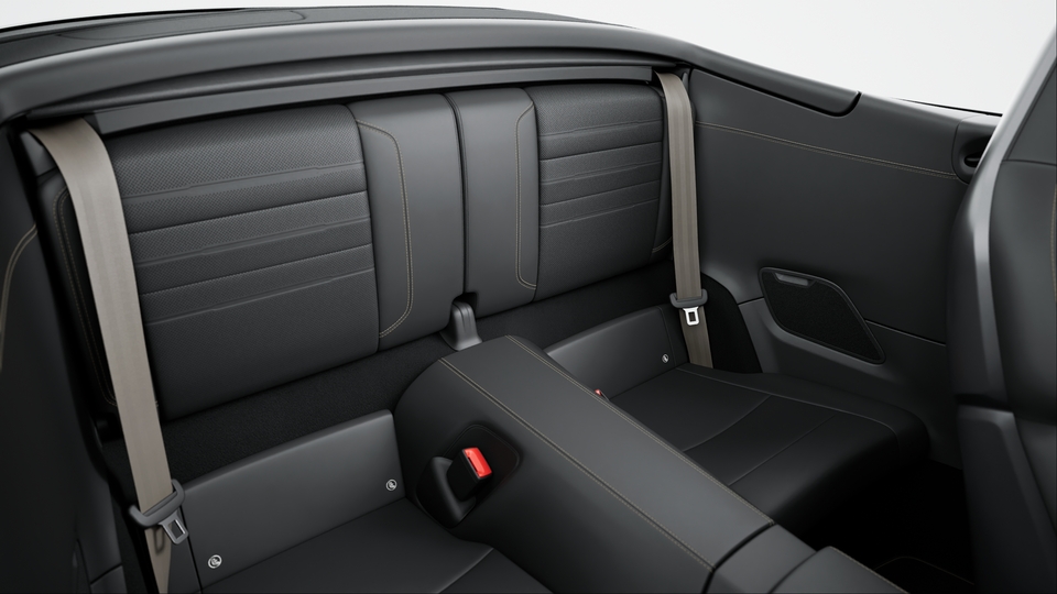 Leather interior Black with Interior Package Turbonite