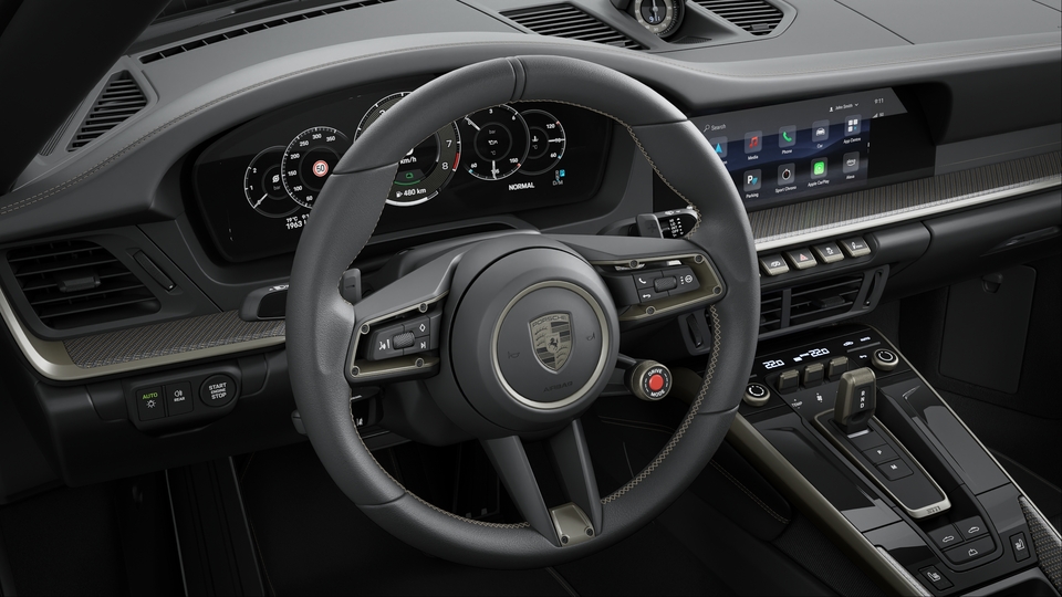 Heated GT Sports Steering Wheel Leather