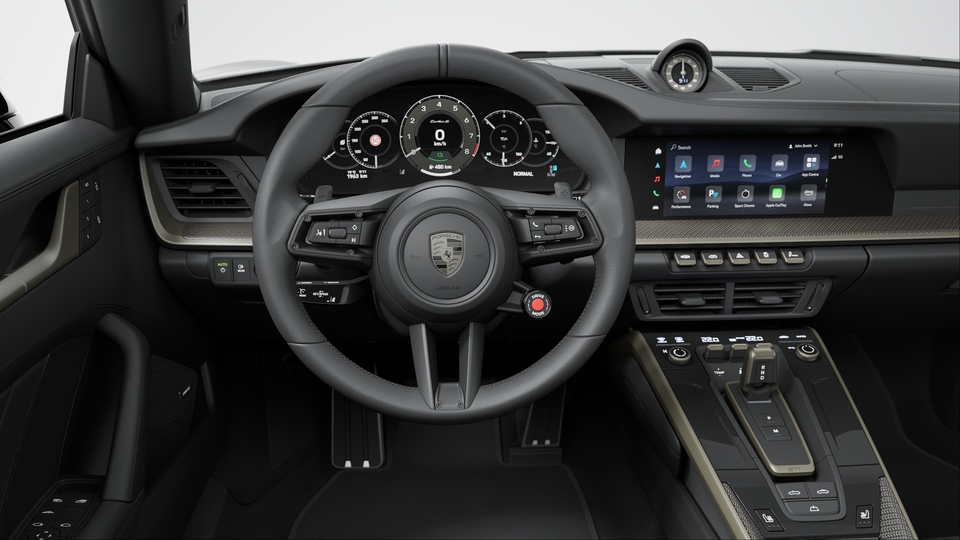Sport Chrono Package including mode switch, Porsche Track Precision App & tyre temperature display