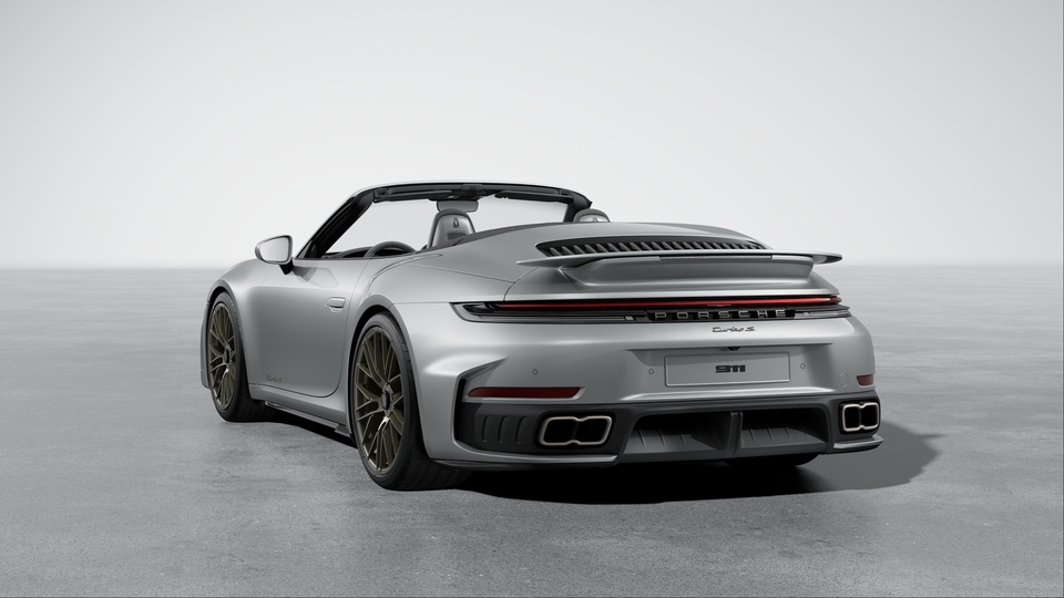 'PORSCHE' lettering in Turbonite