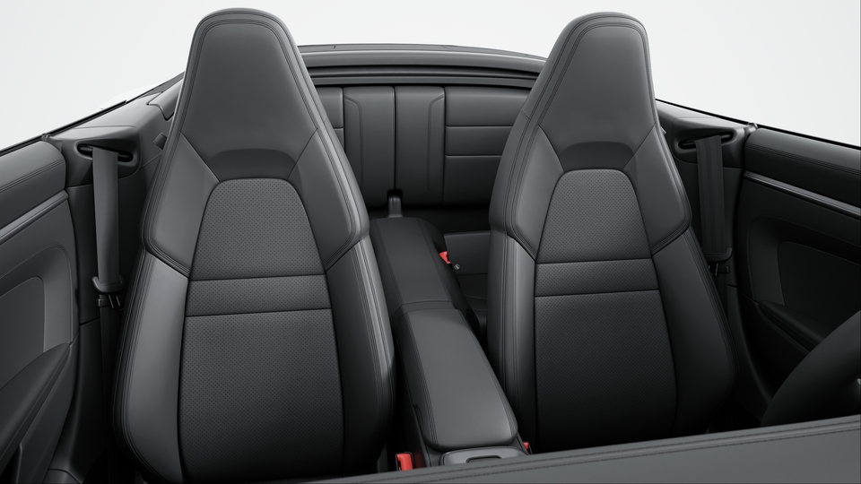 Deletion of model logo embossed on headrests