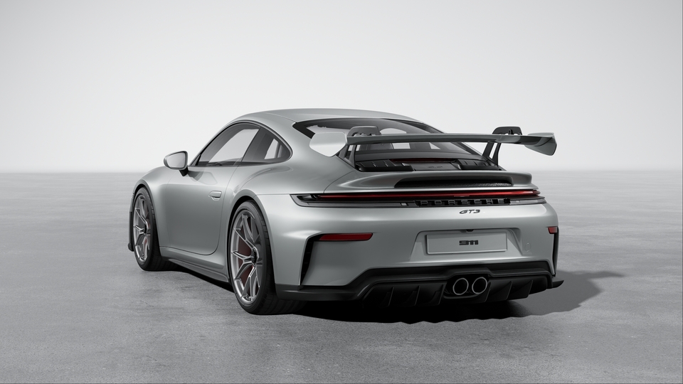 带 “PORSCHE” 标志的条形尾灯