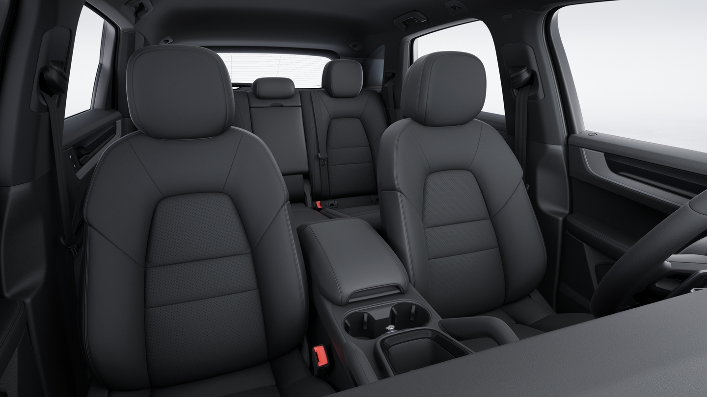 Partial leather interior Black