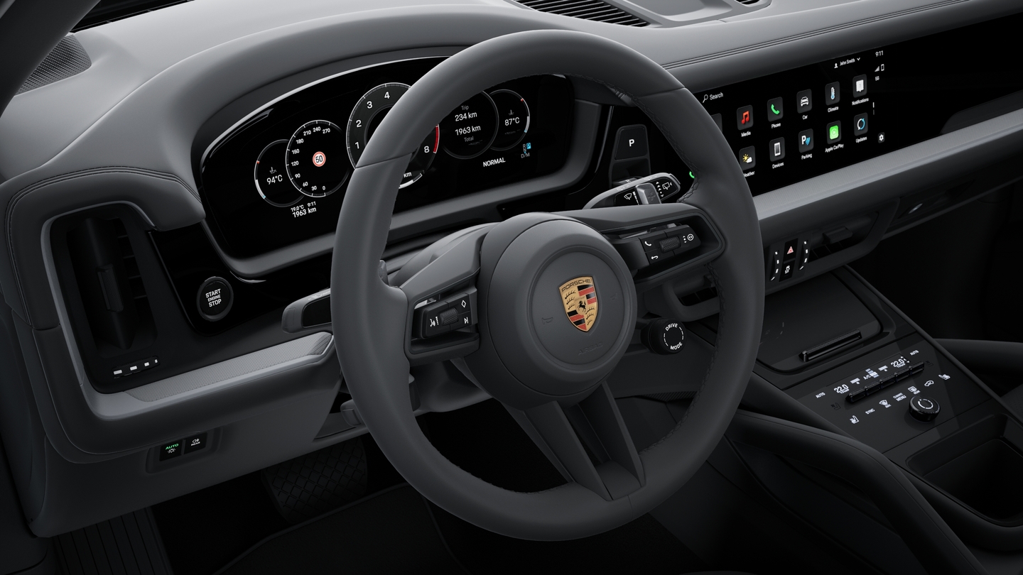 Multifunctional steering wheel with shift paddles and Mode-switch
