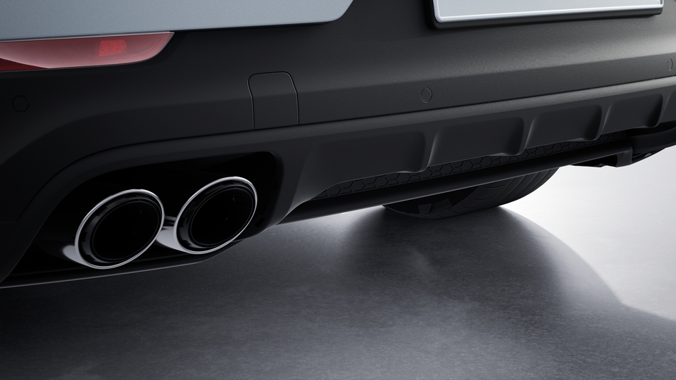 Sports tailpipes silver