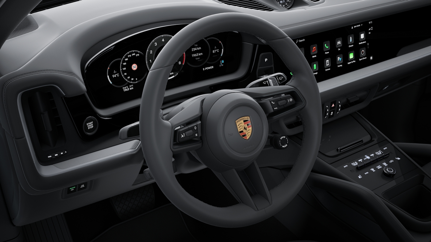Multifunctional steering wheel with shift paddles and Mode-switch
