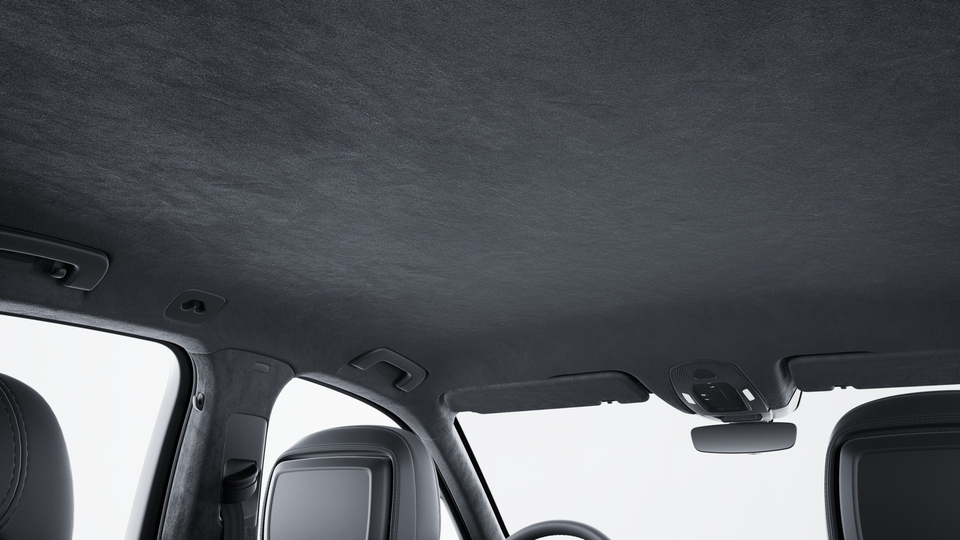 Roof lining in Race-Tex