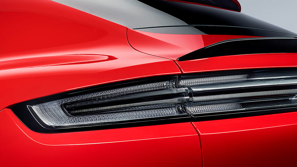 Tinted LED taillights including light strip