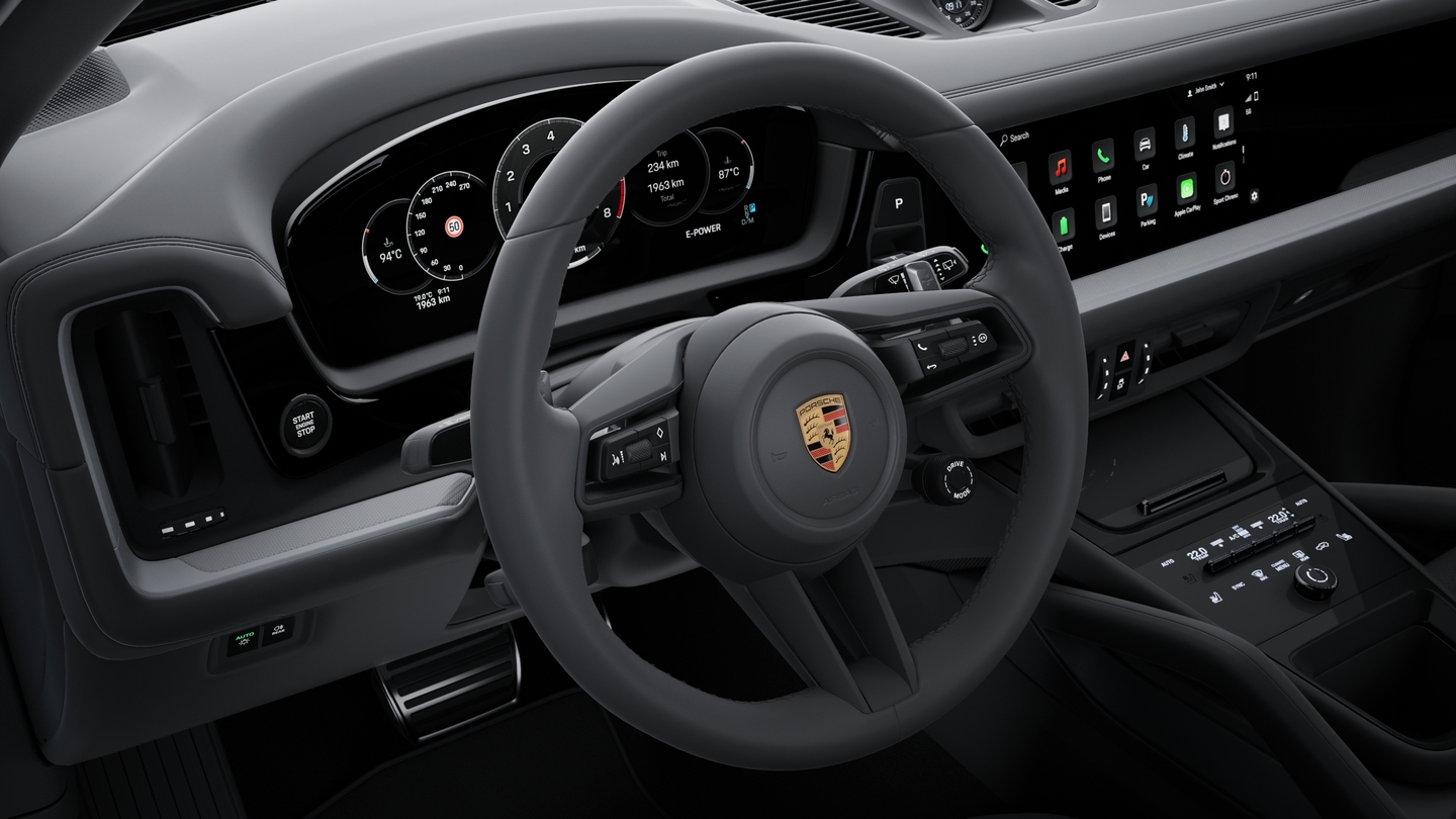 Multifunctional steering wheel with shift paddles and Mode-switch