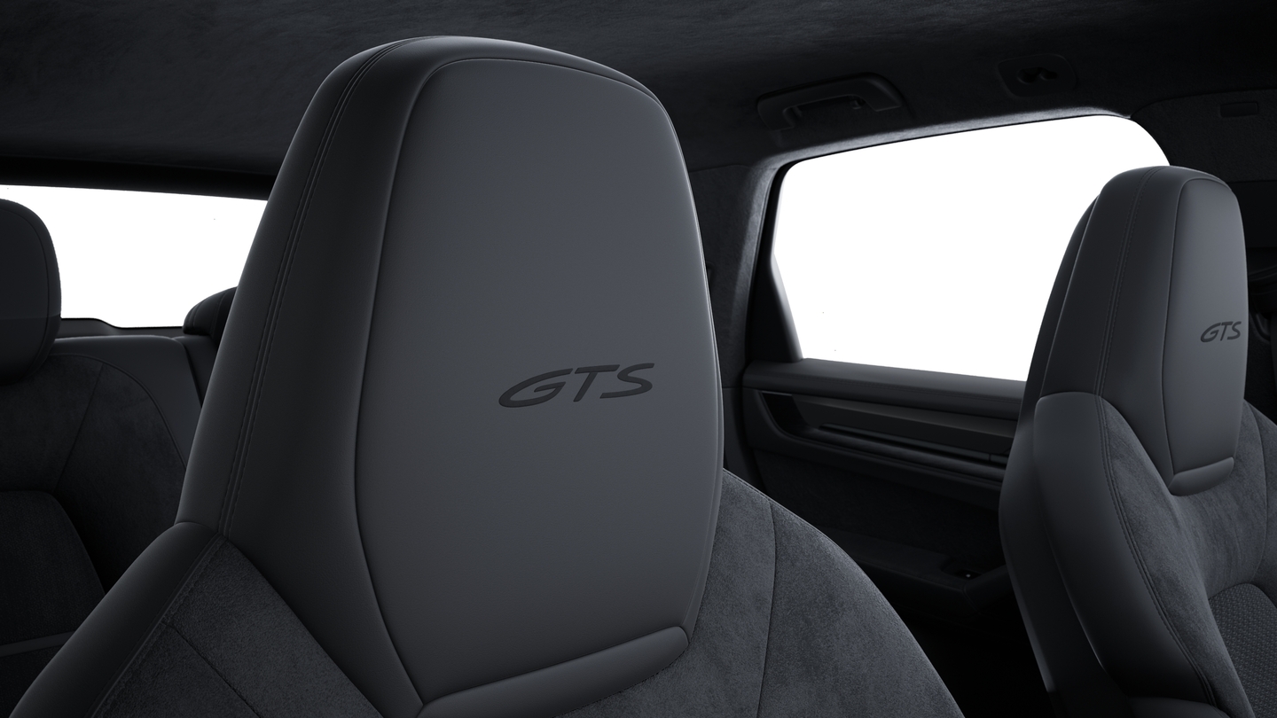 Race-Tex interior with leather Black, smooth-finish leather