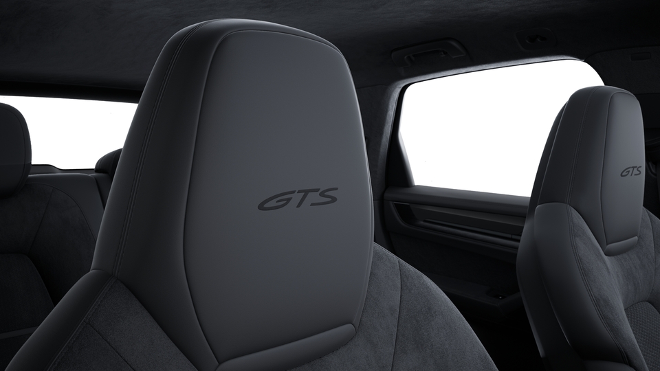 Race-Tex interior with leather Black, smooth-finish leather