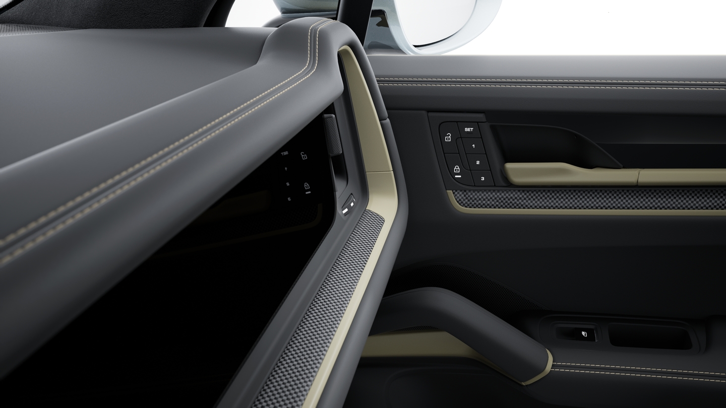 Leather interior Black with Interior Package Turbonite