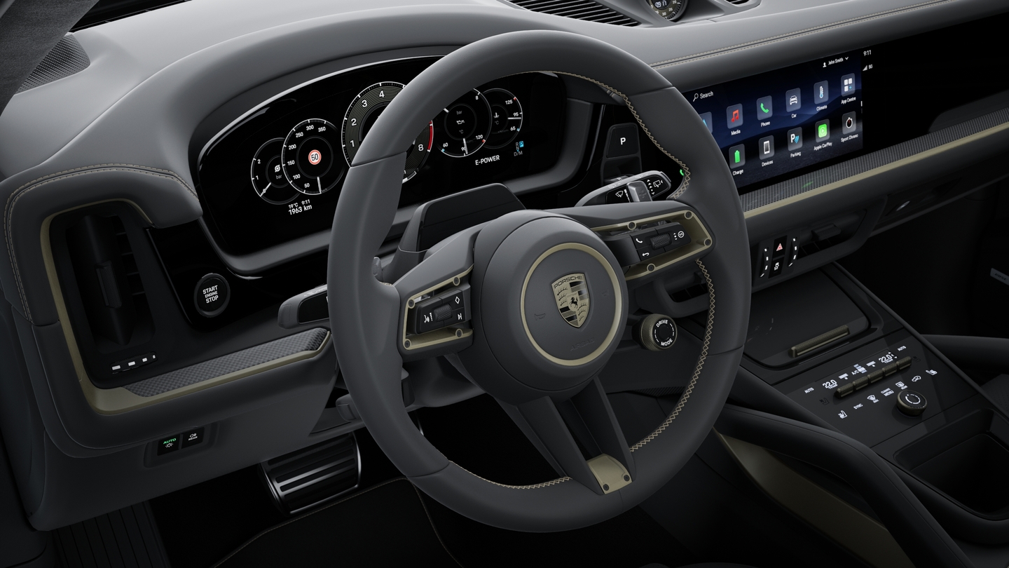 Leather interior Black with Interior Package Turbonite