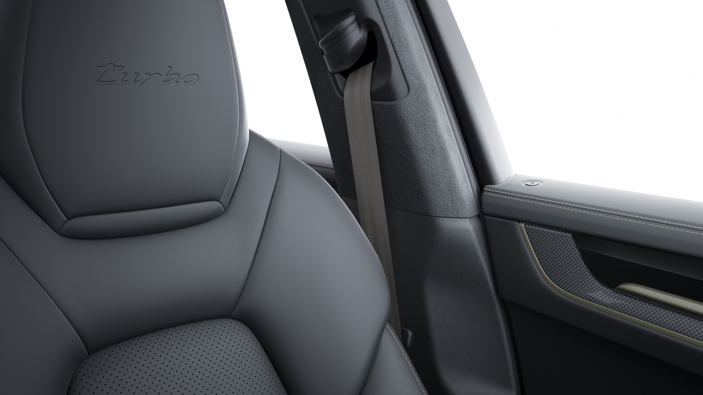 Leather interior Black with Interior Package Turbonite