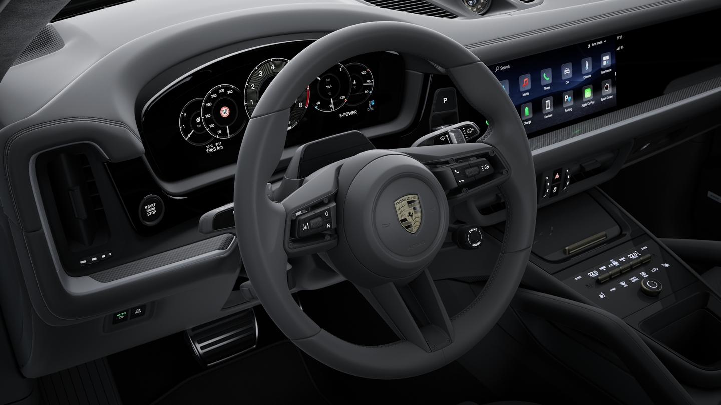 GT Sports steering wheel including steering wheel heating and Mode-switch