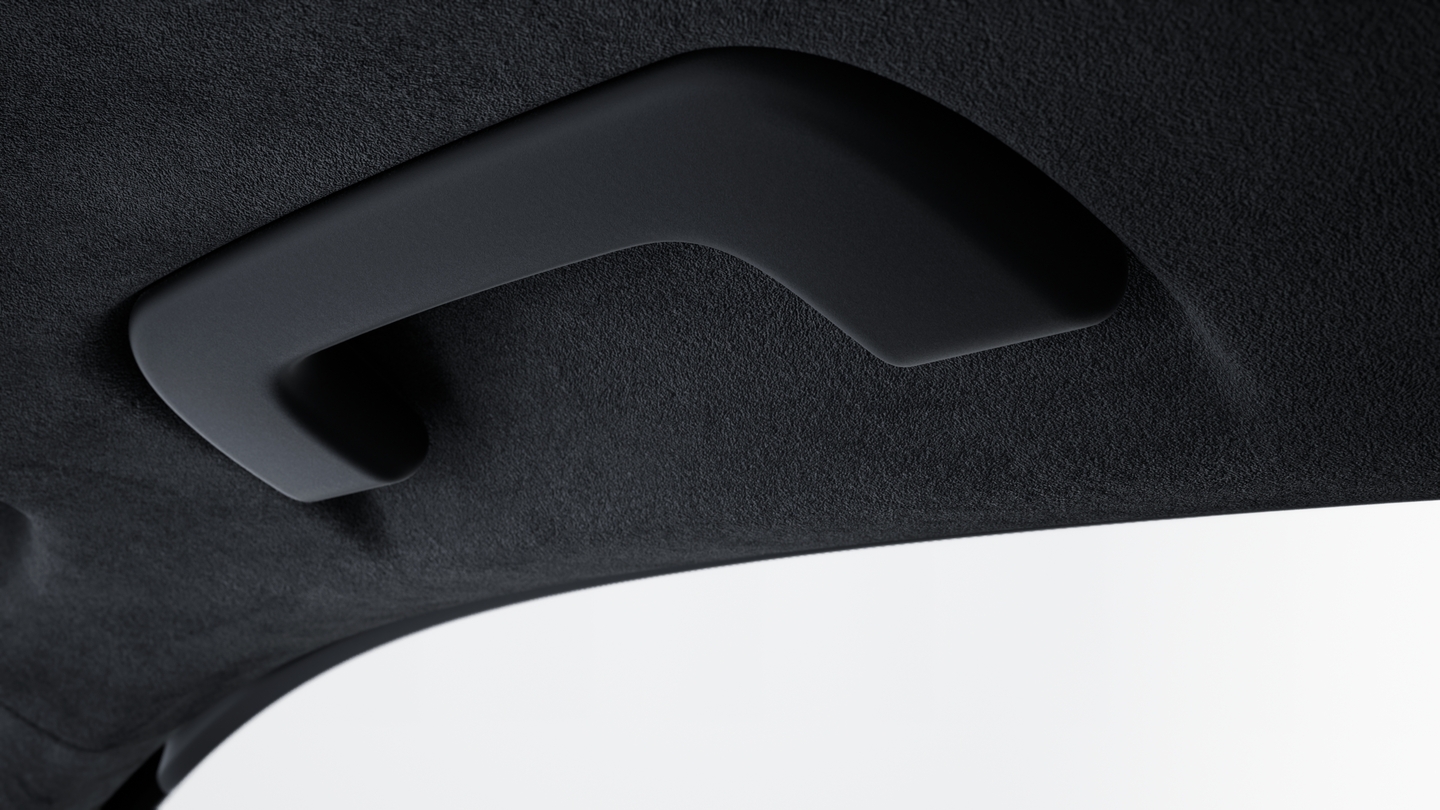 Roof lining in Race-Tex