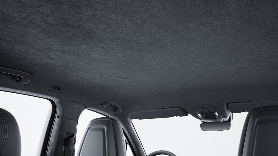 Roof lining in Race-Tex