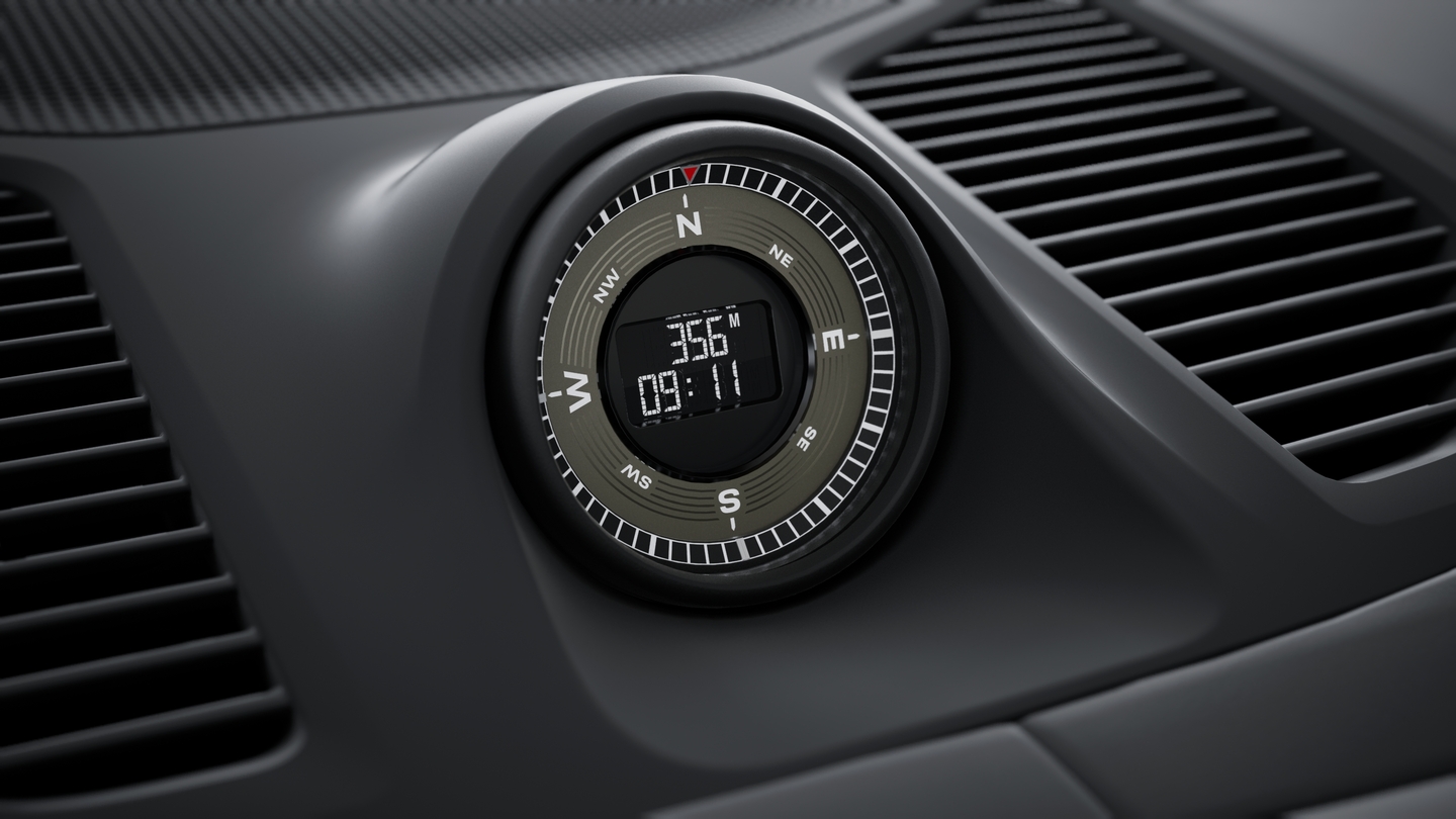Turbonite 罗盘表盘 / Sport Chrono 计时器表盘和数字转速表