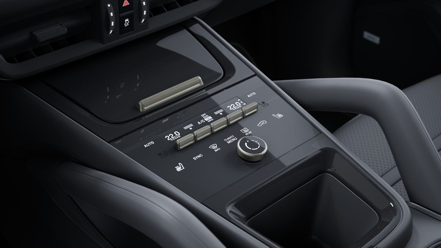 Two-zone automatic climate control, including parking pre-climatisation