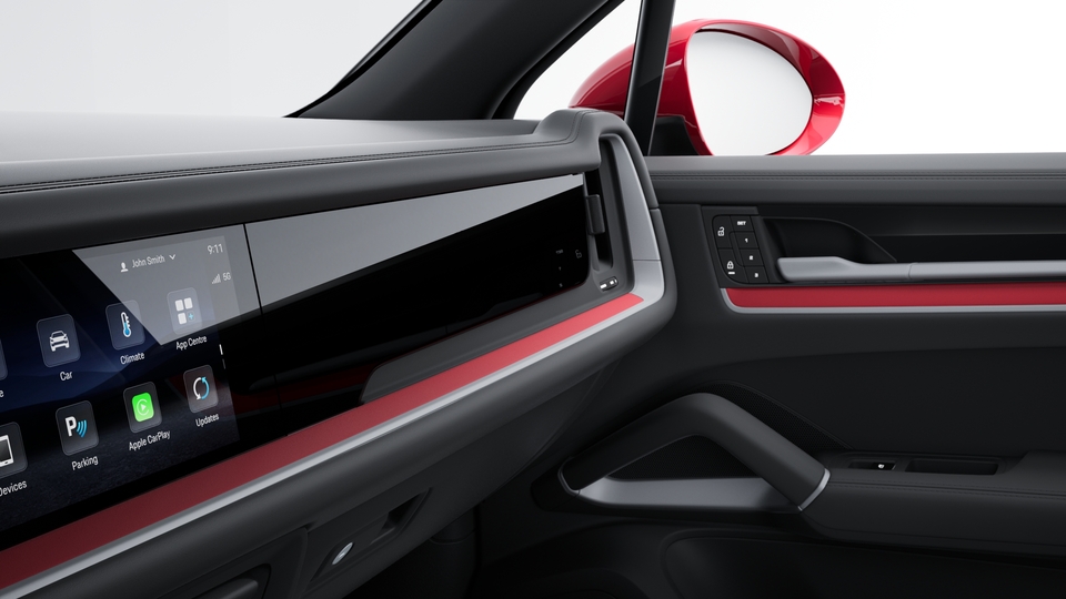 Leather interior package in contrasting interior colour
