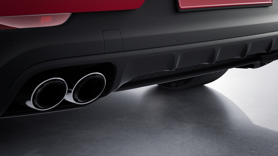 Sports tailpipes silver