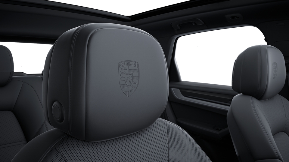 Porsche Crest on headrests