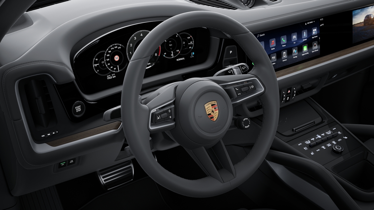 Multifunctional steering wheel with shift paddles and Mode-switch