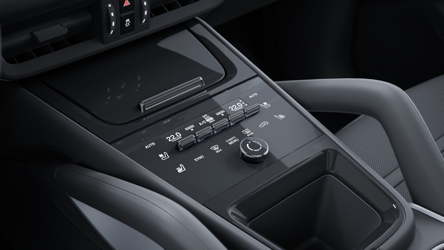 Massage function (front) including seat ventilation (front and rear)