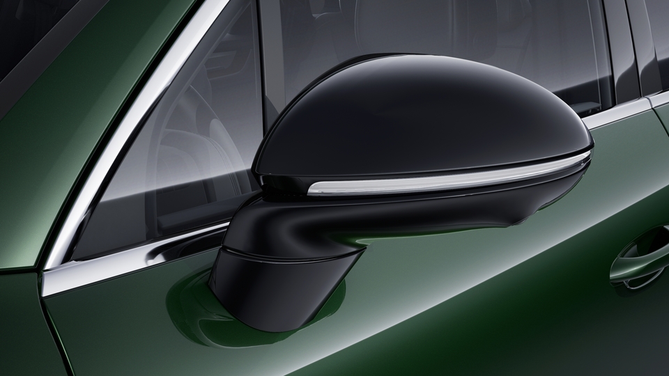 Exterior mirrors painted in Black (high-gloss)