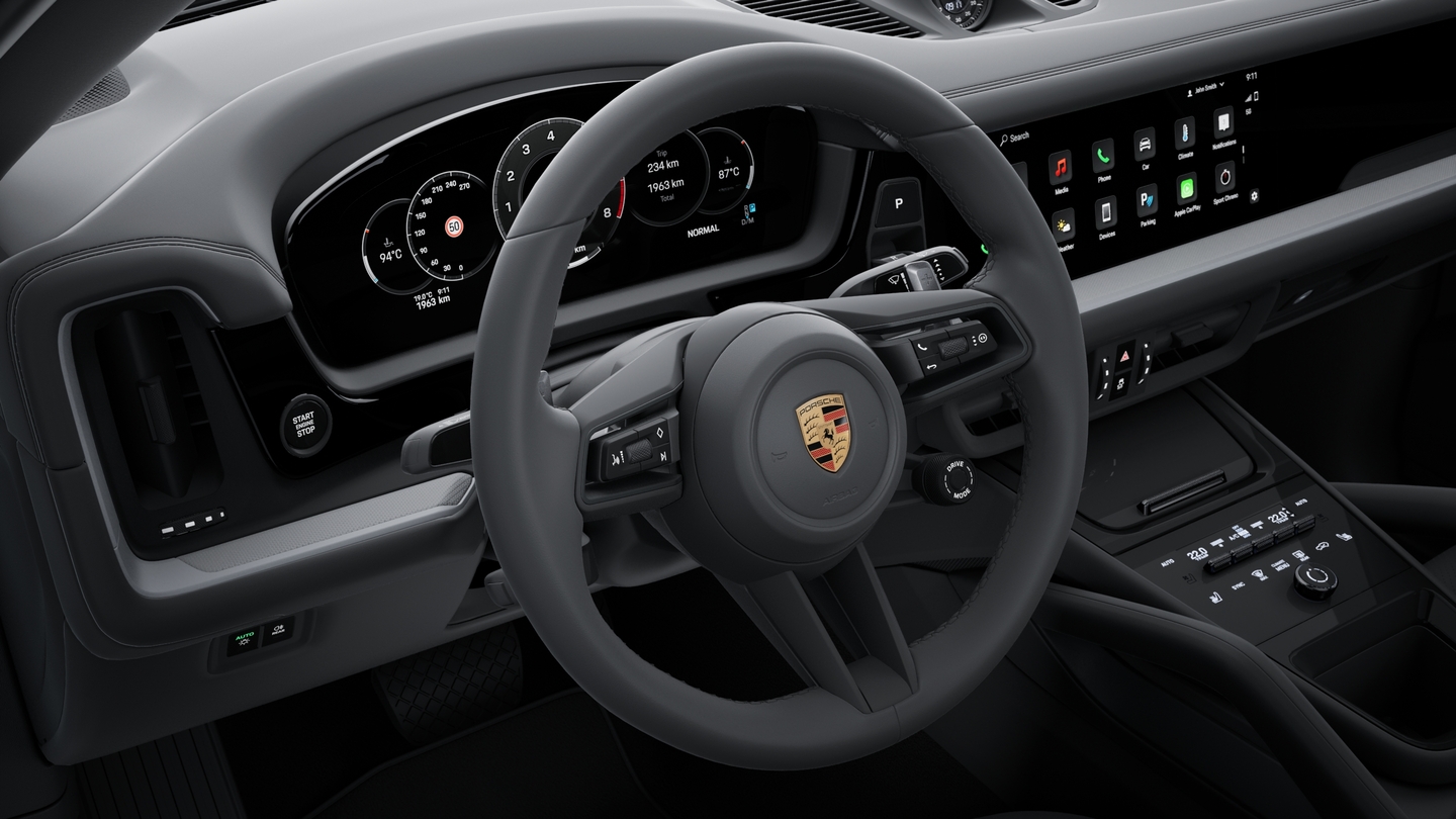 Heated Multifunctional Steering Wheel with Shift Paddles