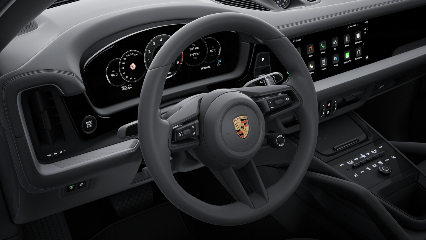 Multifunctional steering wheel with shift paddles and Mode-switch
