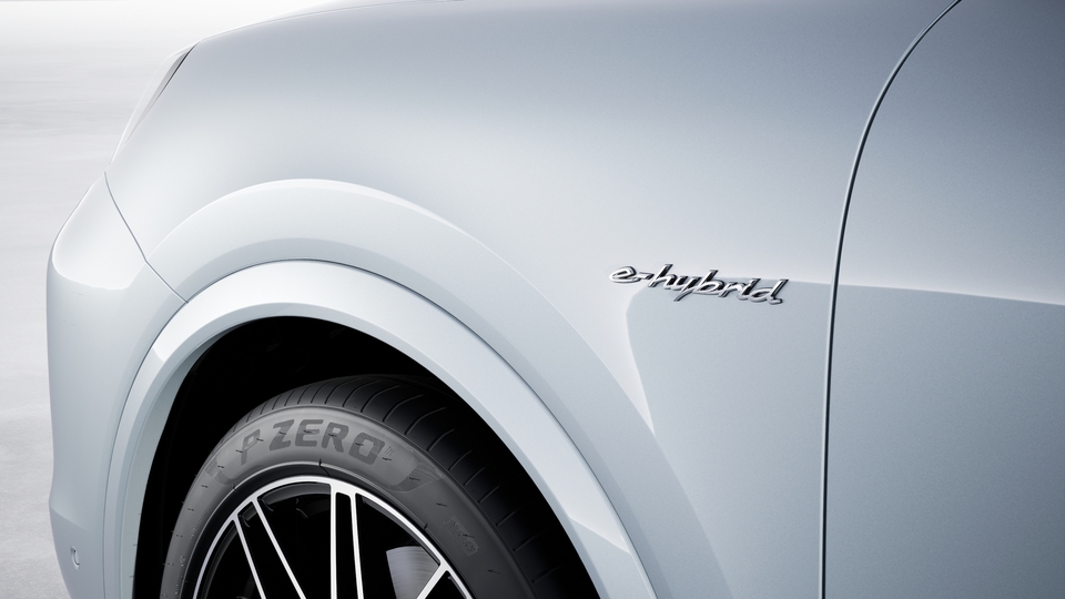 Silver coloured model designation