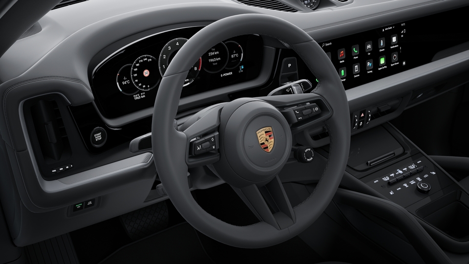 Heated Multifunctional Steering Wheel with Shift Paddles