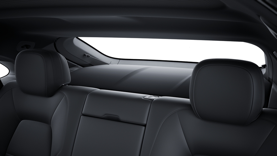 Deletion of model logo embossed on headrests