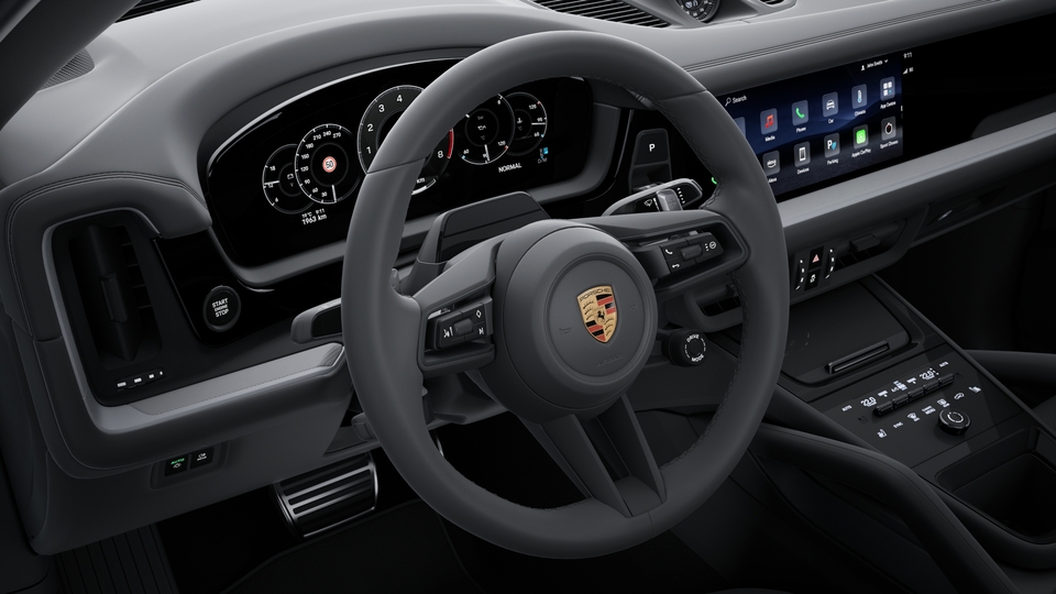 Multifunctional steering wheel with shift paddles and Mode-switch