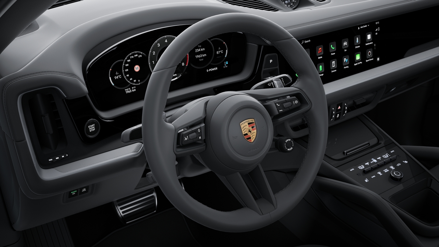 Multifunctional steering wheel with shift paddles and Mode-switch